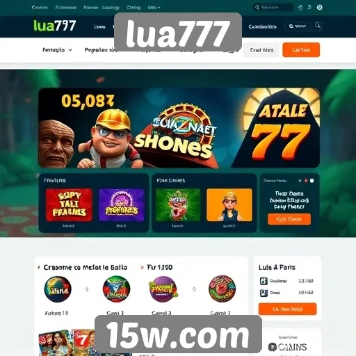 Experiência do usuário no site lua777